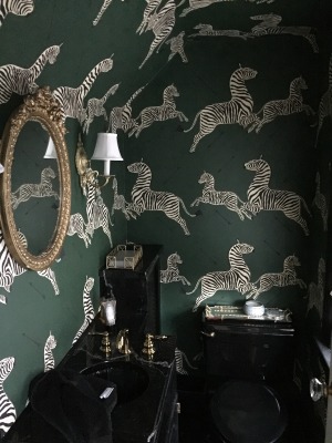 Bathroom Zebra Wallpaper - 2
