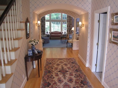 Living Room and Hallway